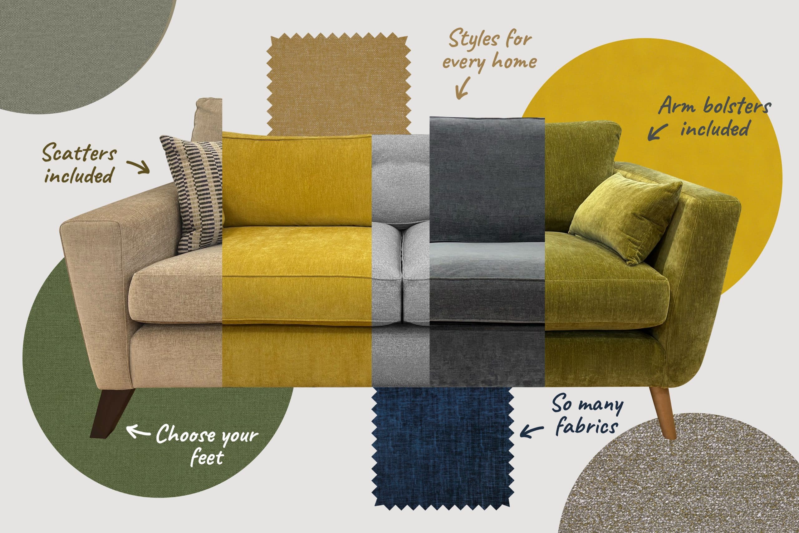Your sofa, your choice designed by you