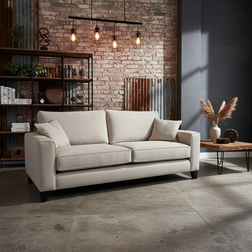 Theo Bespoke Sofa in Living Room